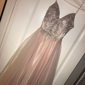 Baby pink gown